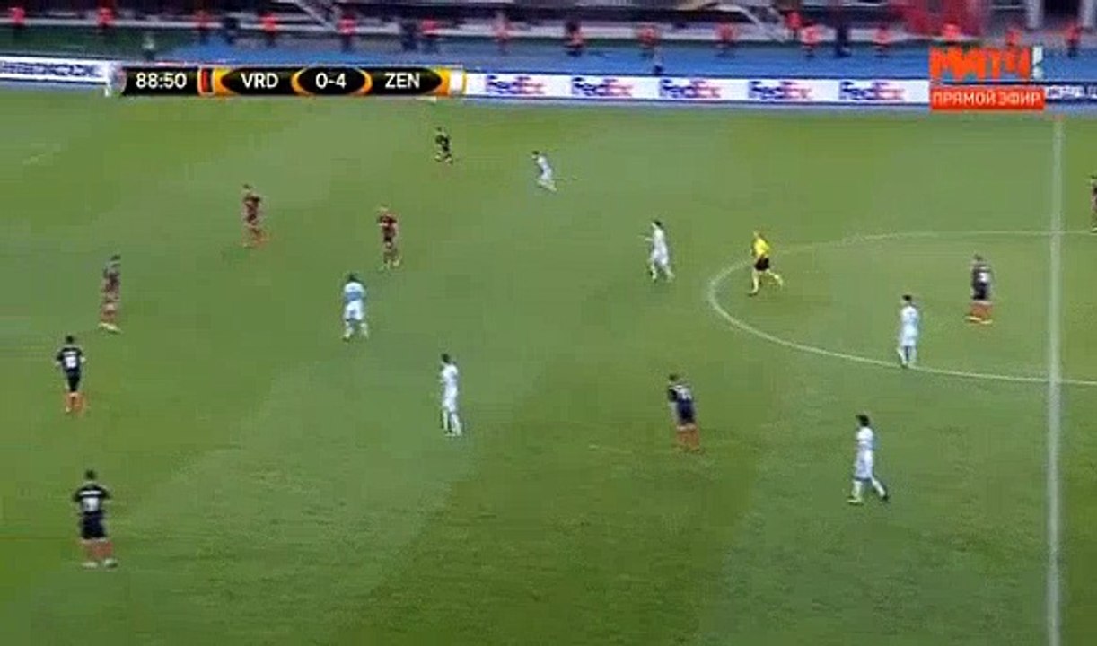 Vardar 0  - 5   Zenit Petersburg 14/09/2017  Emiliano Rigoni Goal 90' HD Full Screen Europa League