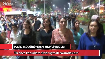 Télécharger la video: Polis müdürü ile HDP’li vekil arasında tartışma