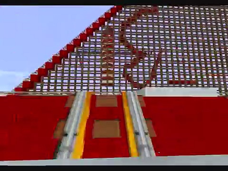 Minecraft - Montagne russe Sensation Forte =) / Roller Coaster