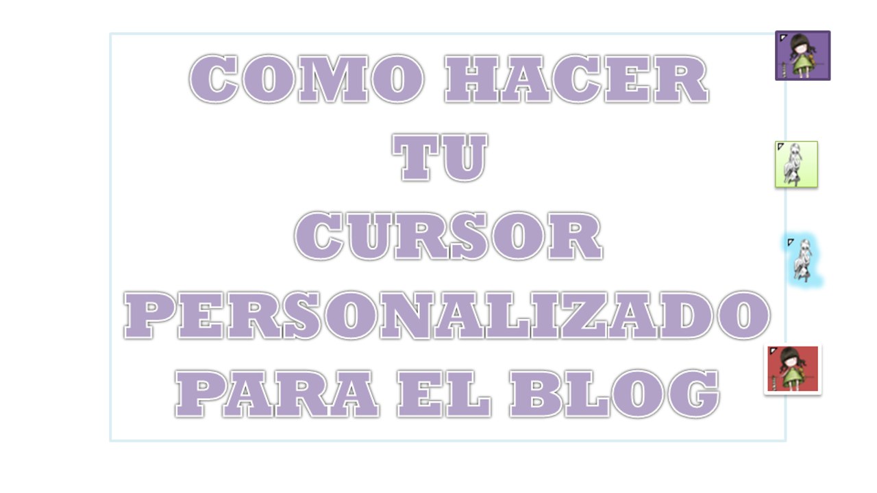Como crear cursor personalizado