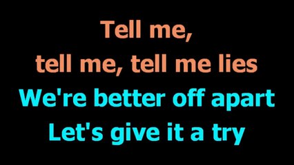 Little lies -  Fleetwood mac -  Karaoke  - Lyrics