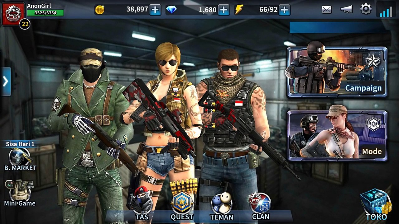 Cara cepat upgrade sparepart senjata di Point Blank Mobile