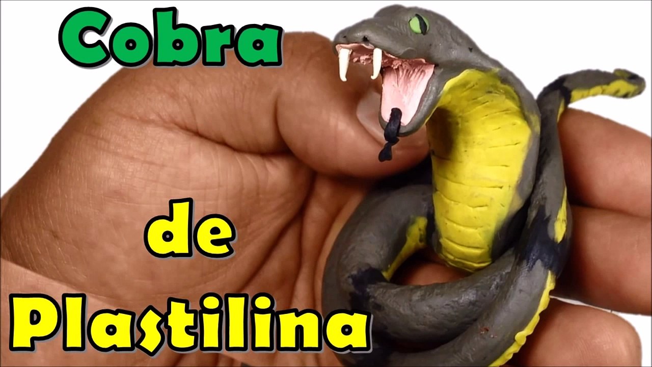 ✅ COMO HACER UNA VIVORA COBRA DE PLASTILINA PASO A PASO ✅ MI MUNDO DE PLASTILINA - MY CLAY WORLD