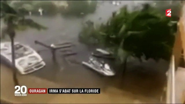 OURAGAN _ Irma s'abat sur la Floride _ JT du dimanche 10 sept 2017