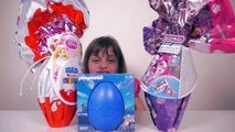 [OEUF & JOUET] Oeufs Surprises Kinder Disney Princess, Monster High et Playmobil - Unboxing Eggs