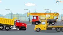 Big Trucks are Superheroes Cartoon - Car Parking - Video For Kids