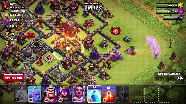 Clash Of Clans - IMMORTAL BOWLER!!! (1 bowler troop & All Healers) & The Bowler learns to fly!