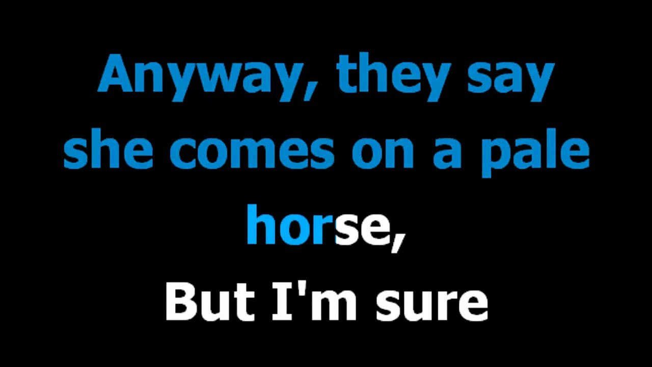 Anyway -  Genesis -  Karaoke -  Lyrics