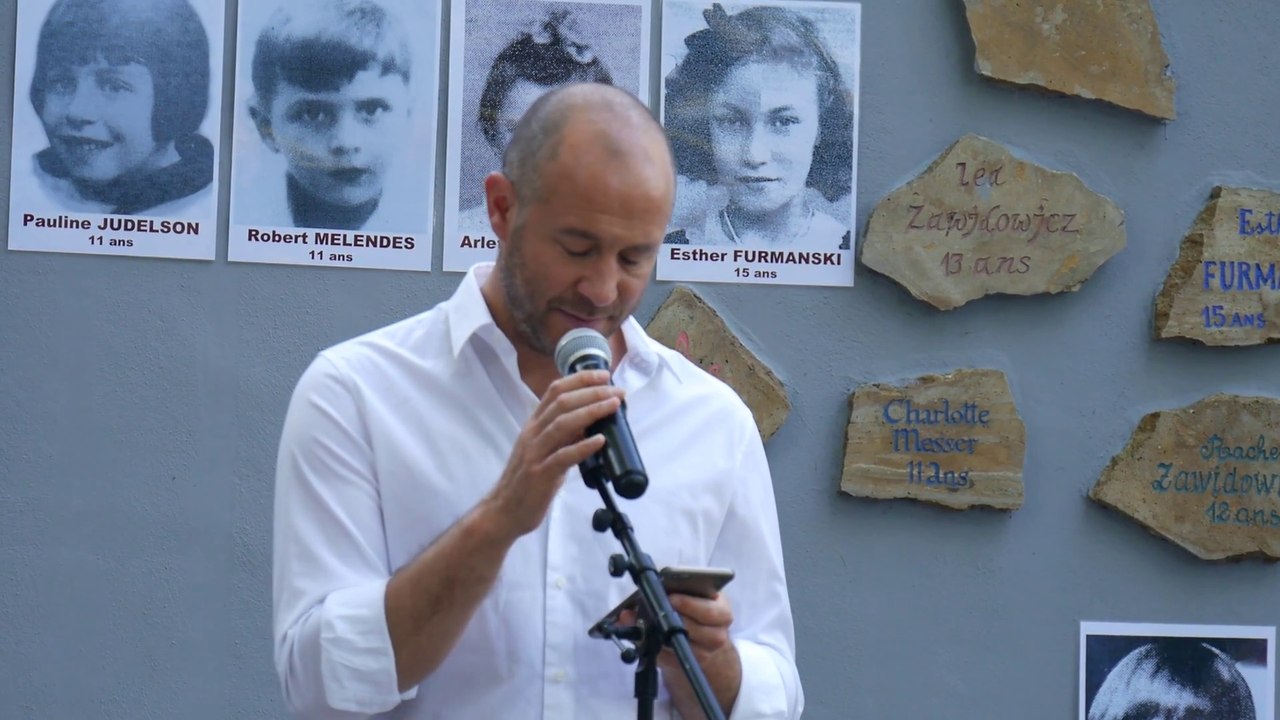 Cérémonie mémoire des enfants juifs : témoignage de Alexandre Ciolek