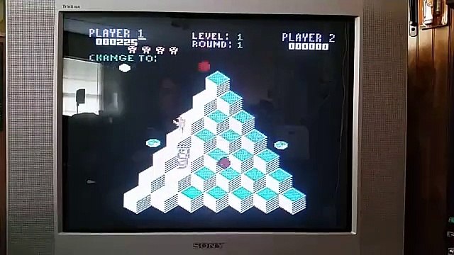 Atari 5200 Q*bert gameplay