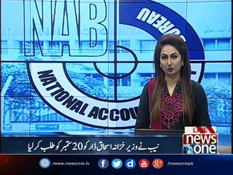 NAB summoned Finance Minister Ishaq Dar on September 20