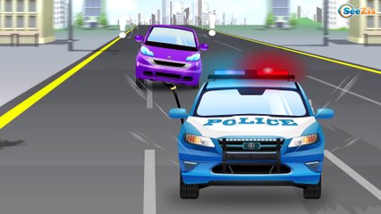 Полицейская Машинка Быстрый Патруль Мультфильмы про МАШИНКИ Развивающие видео для детей Сборник 3