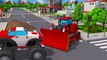 Real Diggers Bulldozer & Yellow Excavator - Construction 3D Cartoon for Kids - Cars & Trucks Stories