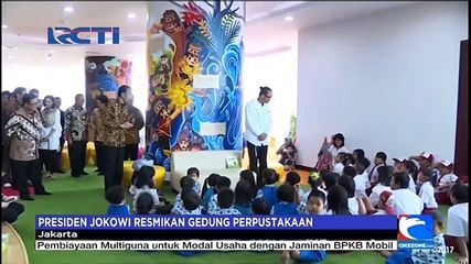Presiden Jokowi Resmikan Gedung Perpustakaan Nasional