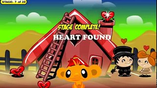 Мультик игра Счастливая обезьянка: Сердца (Monkey GO Happy Hearts)