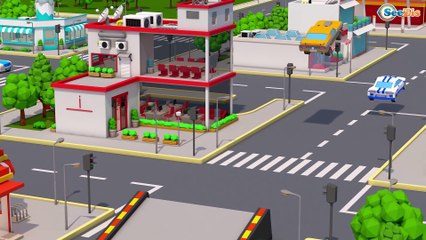 Police Chase Racing Car Videos for children | New Car Cartoon | Cars & Trucks Stories for Kids