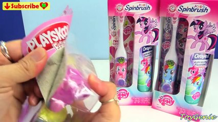 My Little Pony Brushing Teeth with Pinkie Pie, Starsong, and Applejack