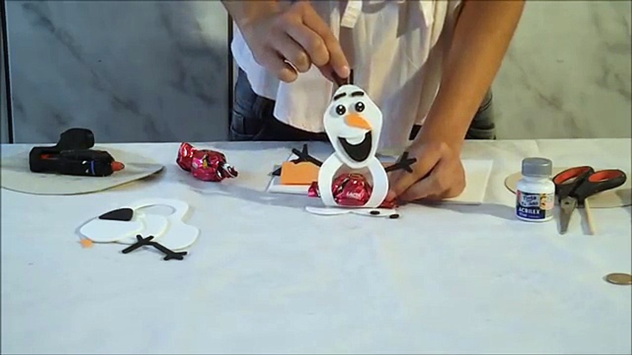 Faire gelé comment faire olaf porte des bonbons souvenir olaf