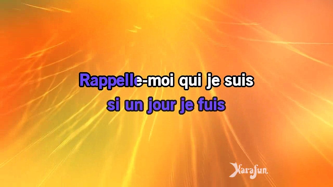 Karaoké Si jamais j'oublie Zaz Vidéo Dailymotion