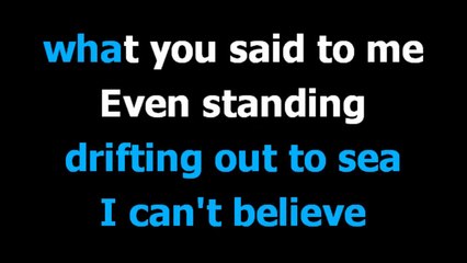 Shipwrecked  - Genesis -  Karaoke -  Lyrics