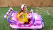 prenses jeep ile bahçe gezintisi , elif lera ve paticik geziyorlar, eğlenceli çocuk videosu