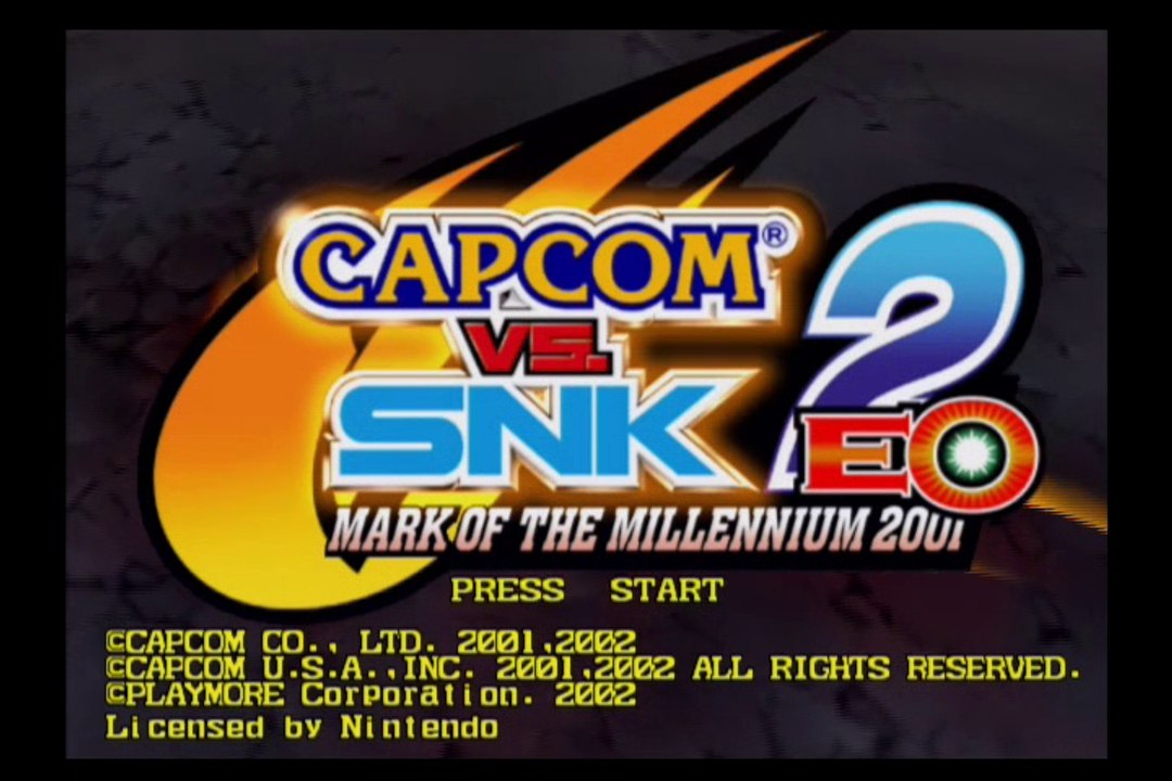 First Level - Only - Capcom Vs. SNK EO2 - Gamecube