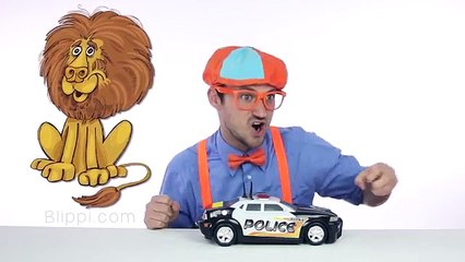 Police Cars for Children with Blippi | Songs for Kids