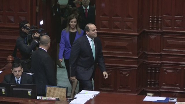 Primer ministro de Perú busca voto de confianza en el Congreso