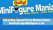 Brick Warfare Call of Duty Special Forces Marines Armory Unofficial Lego Minifigures & Set