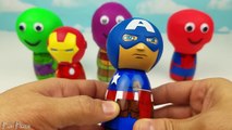 Learn Colors Superhero Hulk Finger Family Song Nursery Rhymes Kids Children Play Doh Surprise Eggs