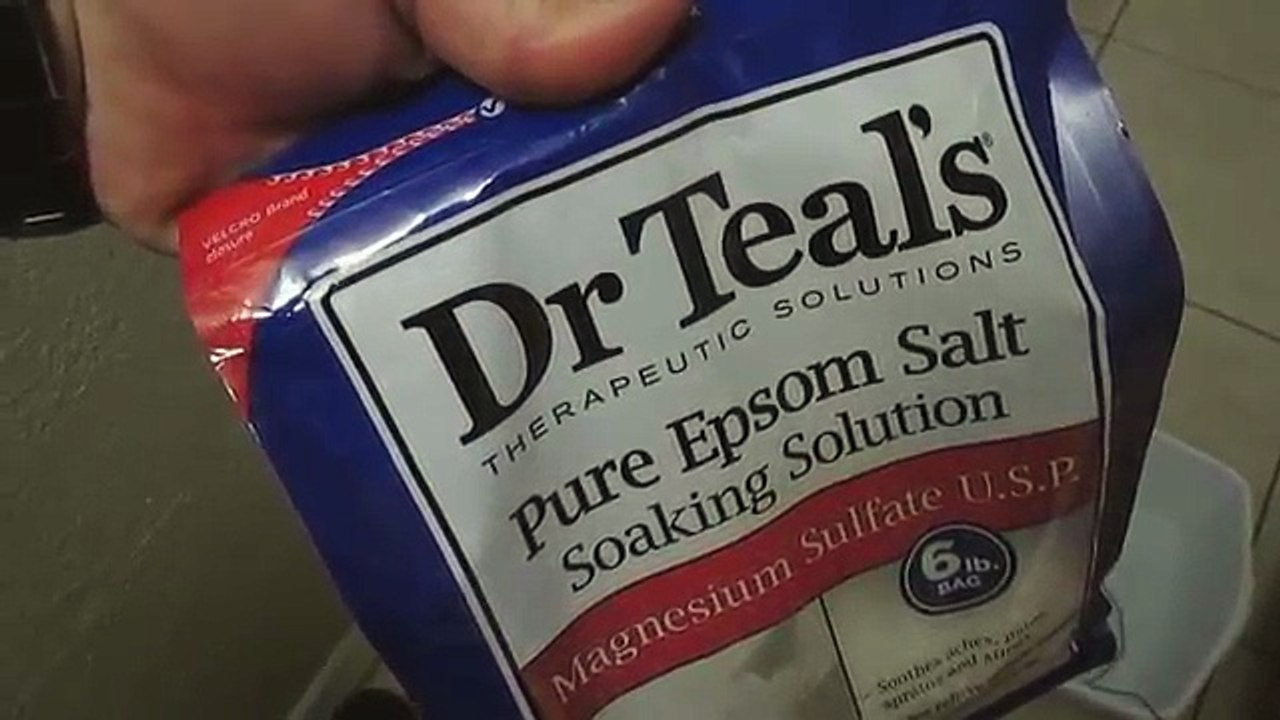 Relieve foot pain, foot numbness, foot cramping & poor circulation using a MgSO4 foot bath