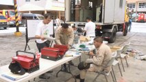 Japoneses brindan apoyo al cuerpo de bomberos