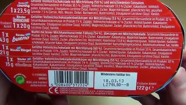 Kinder Chocolate Bunny KINDER EASTER EGG Special BUNNY Fun Box - KINDER BLUE PLUSH TOY -3S