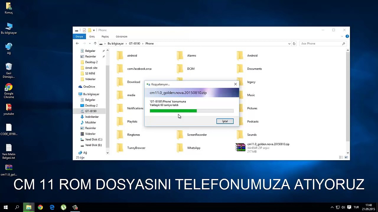 [S3 MİNİ - I8910] CM 11 (4.4.4 - KİTKAT) KURULUMU/YÜKLEME