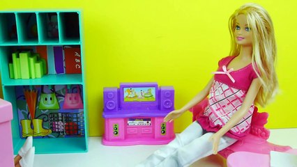 باربي حامل زيارة الدكتورة سونارالجنين ألعاب بنات - الجزء الأول Barbie Pregnant