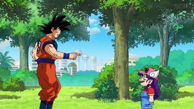 ベジータがアラレにフルボッコにされます　Vegeta VS Arale