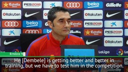 Dembele needs time - Valverde