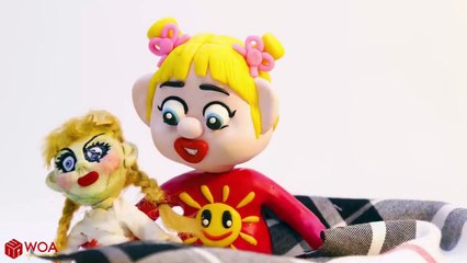 BAD Baby Hulk vs Annabelle Creation - Superhero in Real Life Play Doh Stop Motion Movie