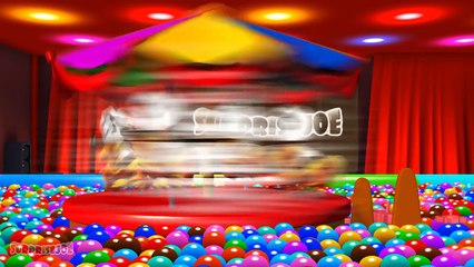 Bad Superhero Ball Pit Show to Learn Colors for Kids w- Nursery Rhymes - Panda Bo Bad Baby