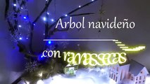 Árbol navideño con ramas secas / Decoraciones navideñas