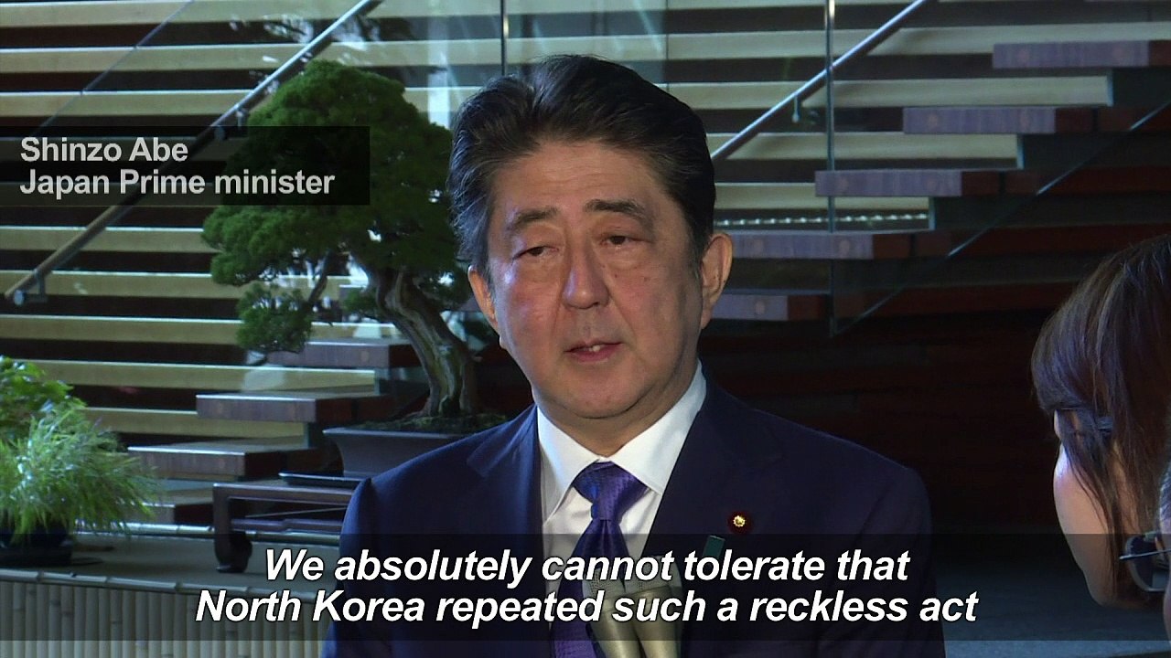 North Korea fires missile over Japan