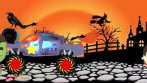 Scary Truck vs Police Car Cartoon - Monster Trucks For Kids - Street Vehicle Children