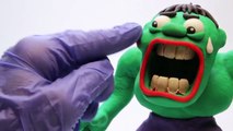 HULK OPERATION Bad Superhero Accident - Superheroes in Real Life Play Doh Stop Motion