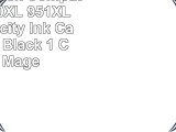 Lemero 4 Pack Compatible HP 950XL 951XL High Capacity Ink Cartridges 1 Black 1 Cyan 1