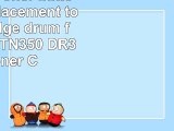 1 Drum  1 Toner Inktoneram Replacement toner cartridge  drum for Brother TN350 DR350