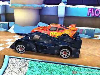 LIGHTNING vs 3 MYSTERY CARS 100rpm+ at DINOCO - Cars: Fast as Lightning