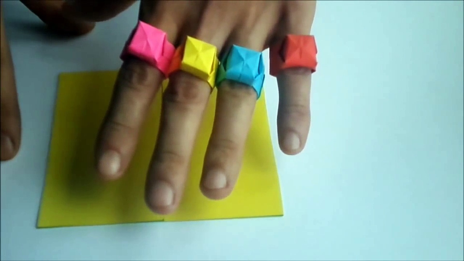 оригами кольцо как сделать из бумаги кольцо // origami ring – Видео  Dailymotion