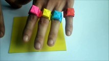 оригами кольцо как сделать из бумаги кольцо // origami ring
