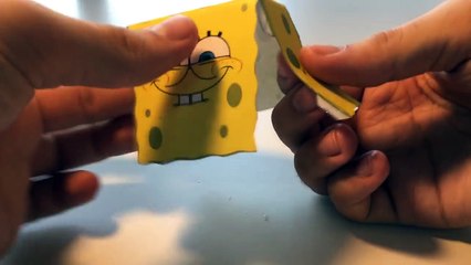 SpongeBob SquarePants Paper Toys collection make your own SpongeBob and Play!