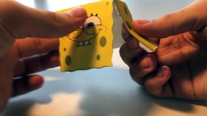 SpongeBob SquarePants Paper Toys collection make your own SpongeBob and Play!